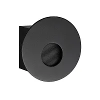 Светильник точечный LED Escala 7165/3WL Odeon Light чёрный на 1 лампу, основание чёрное в стиле классический современный подсветка для лестниц и ступеней Светильник точечный LED Escala 7165/3WL Odeon Light чёрный на 1 лампу, основание чёрное в стиле классический современный подсветка для лестниц и ступеней