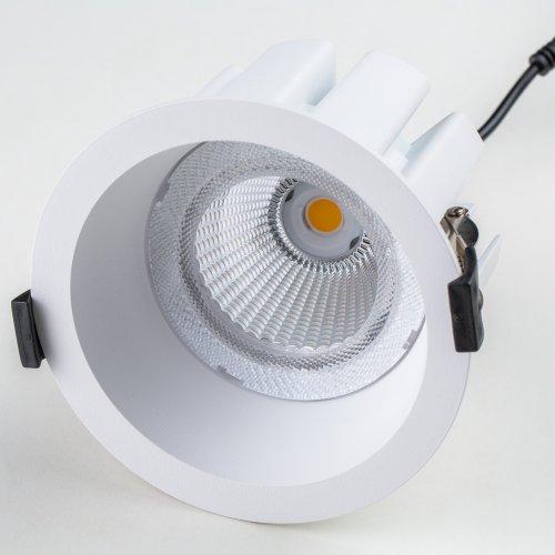Светильник точечный LED Ciclone 385136 Lightstar белый на 1 лампу, основание белое в стиле современный круглый фото 3