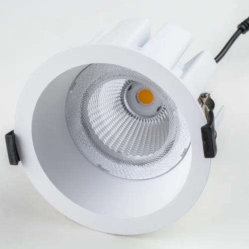 Светильник точечный LED Ciclone 385146 Lightstar белый на 1 лампу, основание белое в стиле современный круглый фото 2 Светильник точечный LED Ciclone 385146 Lightstar белый на 1 лампу, основание белое в стиле современный круглый фото 2