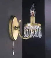 Бра с выключателем A 4651/1 Reccagni Angelo без плафона на 1 лампу, основание античное бронза в стиле классический 