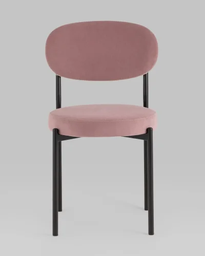 Стул Бриф SN велюр пыльно-розовый, 4шт./уп. УТ000040884 Stool Group, розовый/велюр, ножки/металл/, размеры - ***** фото 7