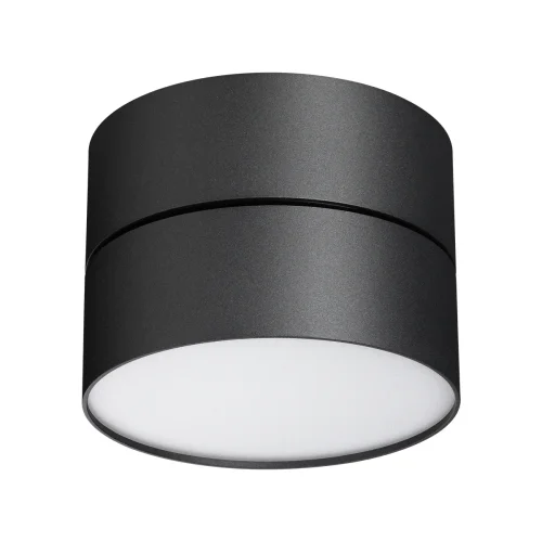 Светильник накладной LED Prometa 358750 Novotech чёрный 1 лампа, основание чёрное в стиле современный круглый фото 3