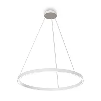 Светильник подвесной LED Rim MOD058PL-L42WK Maytoni белый 1 лампа, основание белое в стиле современный хай-тек минимализм кольца