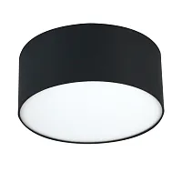 Светильник потолочный Camerona 35 LH022008 LightHall чёрный на 1 лампу, основание чёрное в стиле современный 