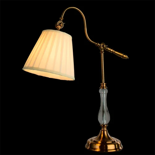 Настольная лампа Seville A1509LT-1PB Arte Lamp белая 1 лампа, основание медь красное коричневое полимер металл в стиле кантри  фото 2