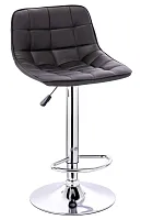 Барный стул Cooper Экокожа Черный EP Cooper PU Black Everprof, чёрный/экокожа, ножки//, размеры - 830*1040***440*
