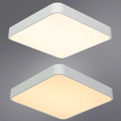 Светильник потолочный LED A2663PL-1WH Arte Lamp белый 1 лампа, основание белое в стиле современный с пультом квадраты фото 3