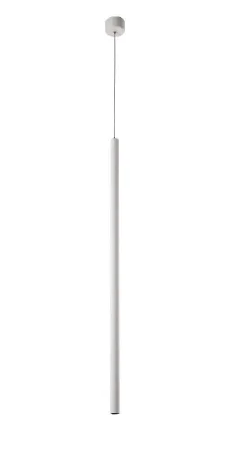 Светильник подвесной LED CLT 036С800 WH Crystal Lux белый на 1 лампу, основание белое в стиле минимализм современный трубочки