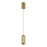 Светильник подвесной LED Omicron A1134SP-7PB Arte Lamp латунь на 1 лампу, основание латунь в стиле современный трубочки