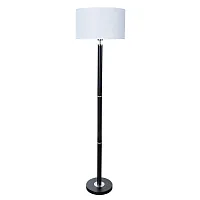 Торшер Robert A5029PN-1SS Arte Lamp  белый 1 лампа, основание чёрное в стиле современный
