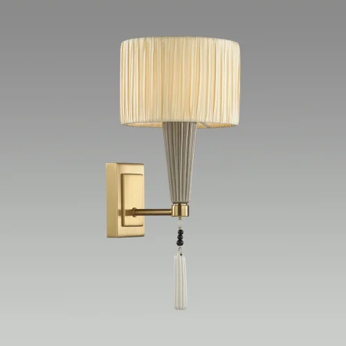 Бра Latte 5403/1W Odeon Light бежевый на 1 лампа, основание бронзовое в стиле классический  фото 5