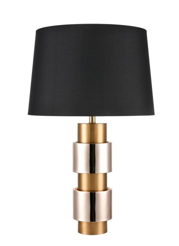 Настольная лампа Rome VL5754N01 Vele Luce чёрная 1 лампа, основание золотое латунь металл в стиле классический современный  фото 2