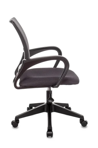 Кресло оператора Topchairs ST-Basic темно-серый TW-04 TW-12 сетка/ткань крестовина пластик УТ000035164 Stool Group, серый/ткань, ножки/пластик/чёрный, размеры - ****580*605 фото 2