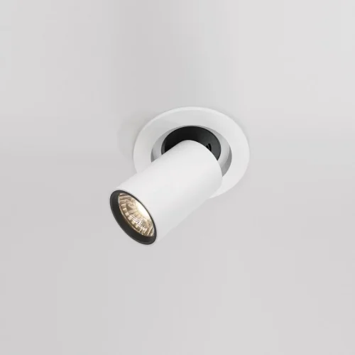 Светильник точечный LED Hidden DL045-01-10W4K-W Maytoni белый 1 лампа, основание белое в стиле хай-тек современный  фото 3