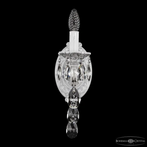 Бра AL7801B10/1/175 B WMN Bohemia Ivele Crystal без плафона на 1 лампа, основание белое серое в стиле классический sp фото 2