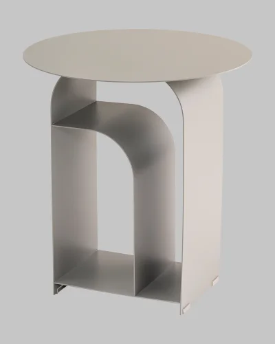 Журнальный столик Arwel, металл, темно-серый УТ000040313 Stool Group столешница серая из металл