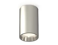 Светильник накладной Techno spot XS6324010 Ambrella light серебряный 1 лампа, основание серебряное в стиле современный круглый