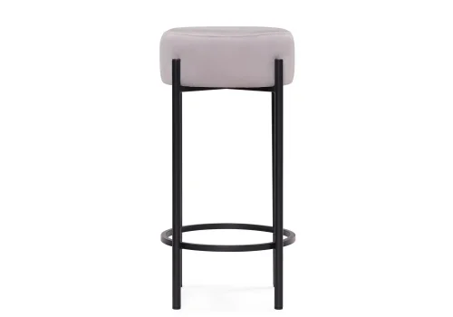 Барный стул Сайпл MR-28 / черный 552098 Woodville, серый/велюр, ножки/металл/чёрный, размеры - ****400*400 фото 2