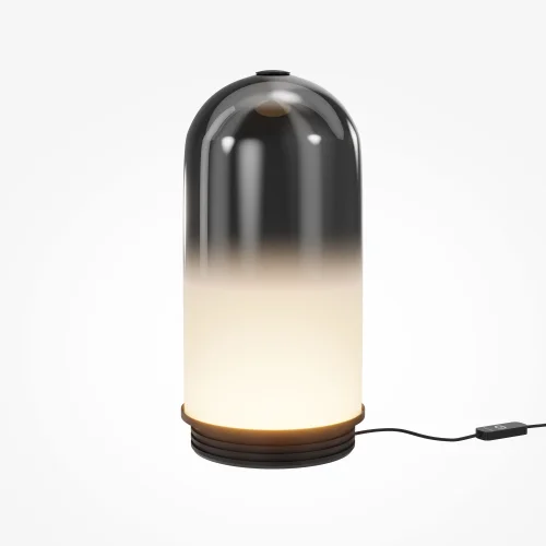 Настольная лампа LED MOD488TL-L8B3K Fable Maytoni дымчатая чёрная на 1 лампу, основание чёрное металл в стиле современный фото 3
