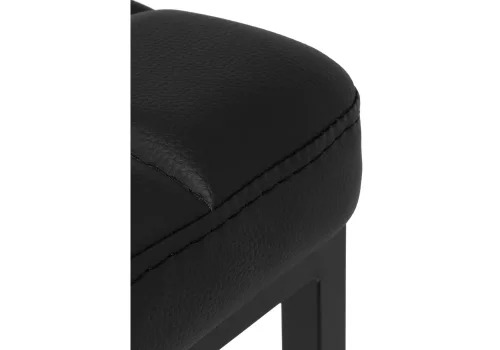 Барный стул Лофт кожзам d6 / черный матовый 432931 Woodville, чёрный/искусственная кожа, ножки/металл/чёрный, размеры - ****350*350 фото 7