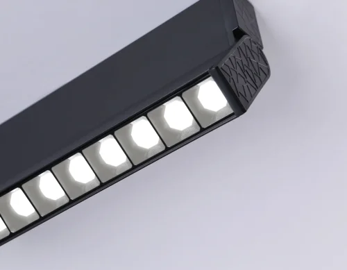 Светильник накладной LED Track System TA1829 Ambrella light чёрный 1 лампа, основание чёрное в стиле хай-тек современный  фото 4