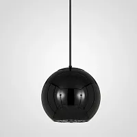 Светильник подвесной Copper Shade Black D20 182703-22 ImperiumLoft чёрный 1 лампа, основание чёрное в стиле современный арт-деко 