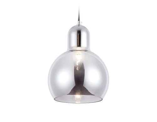 Светильник подвесной TR3516 Ambrella light серый 1 лампа, основание хром в стиле современный  фото 2