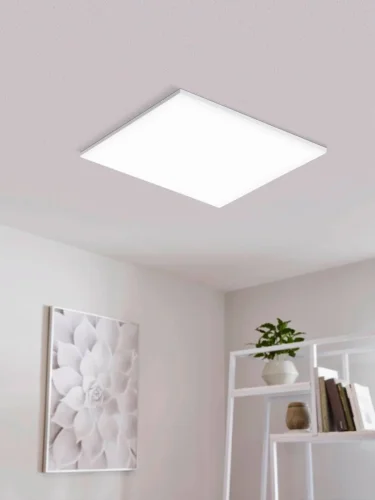 Светильник потолочный LED Turcona 98903 Eglo белый на 1 лампу, основание белое в стиле современный квадраты фото 2