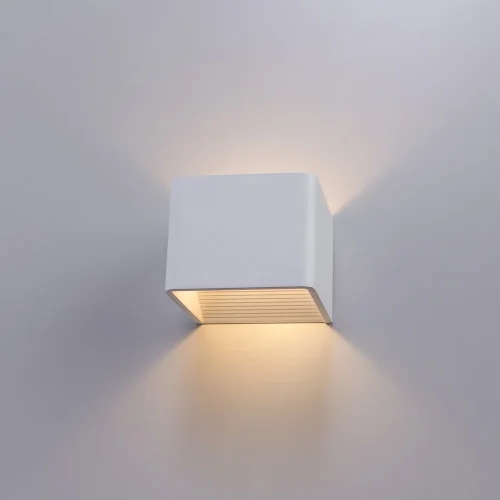 Бра LED Scatola A1423AP-1WH Arte Lamp белый на 1 лампа, основание белое в стиле современный  фото 2