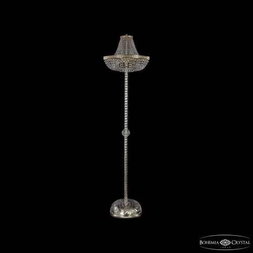 Торшер 19283T3/H/45IV-172 G Bohemia Ivele Crystal sp прозрачный 9 ламп, основание золотое в стиле классический
