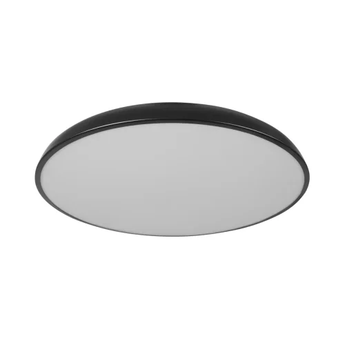 Светильник потолочный LED Dime 10371 Black LOFT IT белый на 1 лампу, основание чёрное в стиле современный круглый