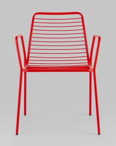 Стул с подлокотниками Дели металл красный УТ000039268 Stool Group, /, ножки//, размеры - *805***605*595 фото 6
