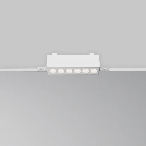 Светильник точечный LED Points 3000-6000К 12Вт 36° DL065-12W3-6K-TRS-W Maytoni белый на 1 лампу, основание белое в стиле современный хай-тек прямоугольный фото 4