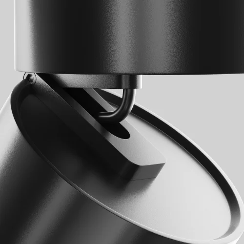 Светильник накладной LED Onda C024CL-12W3K-B-1 Maytoni чёрный 1 лампа, основание чёрное в стиле хай-тек современный круглый фото 7