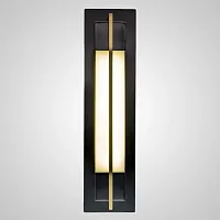 Настенный светильник GLEE C H80 Black 209008-23 ImperiumLoft белый на 1 лампу, основание чёрное в стиле современный 