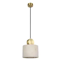Светильник подвесной Dolomite 10249/C LOFT IT бежевый белый 1 лампа, основание медь в стиле современный 