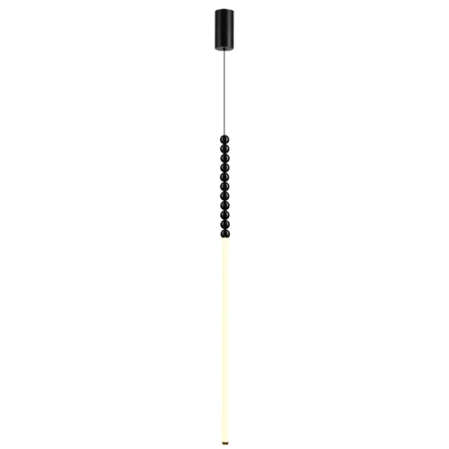 Светильник подвесной Monella 7149/12L Odeon Light чёрный на 1 лампу, основание чёрное в стиле классический современный бусы фото 3 Светильник подвесной Monella 7149/12L Odeon Light чёрный на 1 лампу, основание чёрное в стиле классический современный бусы фото 3