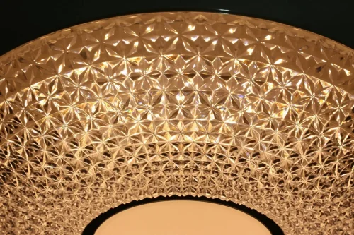 Люстра с пультом LED Lampianu OML-47807-30 Omnilux белая на 1 лампу, основание белое в стиле хай-тек с пультом фото 5