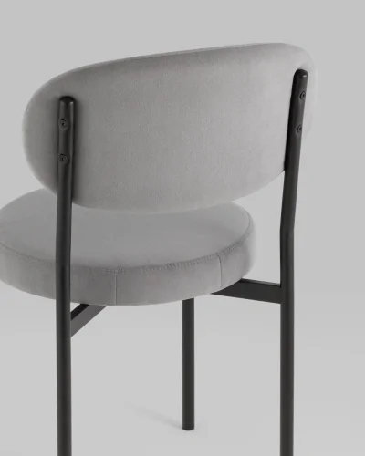 Стул Бриф SN велюр серый УТ000039454 Stool Group, /, ножки//, размеры - *830***470*530 фото 3
