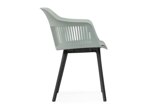 Пластиковый стул Crocs light green / black 15714 Woodville, зелёный/рогожка, ножки/пластик/чёрный, размеры - ****550*600 фото 3