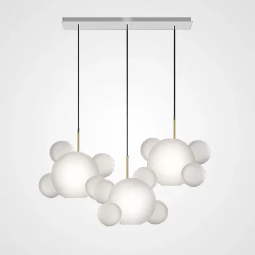 Светильник подвесной BUBBLE B MILK H 213796-23 ImperiumLoft белый на 7 ламп, основание золотое в стиле современный лофт фото 13 Светильник подвесной BUBBLE B MILK H 213796-23 ImperiumLoft белый на 7 ламп, основание золотое в стиле современный лофт фото 13