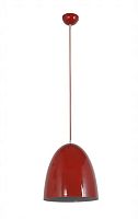 Светильник подвесной Bruno E 1.3.P1 R Arti Lampadari красный 1 лампа, основание красное в стиле модерн 