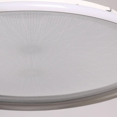 Люстра потолочная LED с пультом Норден 660014001 DeMarkt белая на 1 лампа, основание белое в стиле хай-тек с пультом фото 8