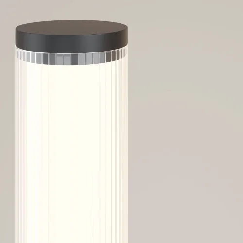 Парковый светильник LED Ster O467FL-L100B3K Maytoni уличный IP чёрный на 1 лампу, плафон белый в стиле современный хай-тек LED фото 3