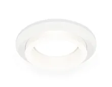 Светильник точечный Techno spot XC6512065 Ambrella light белый 1 лампа, основание белое в стиле хай-тек современный круглый