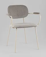 Стул Кэрол, серый, серые ножки УТ000040241 Stool Group, серый/вельвет, ножки/металл/серый, размеры - *770****