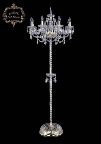 Торшер 13.25.8.200.P.h-160.Gd.Sp Bohemia Art Classic  прозрачный 8 ламп, основание золотое в стиле классический
