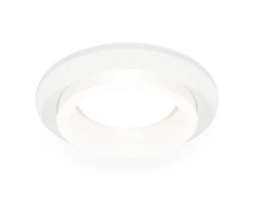Светильник точечный Techno spot XC6512065 Ambrella light белый 1 лампа, основание белое в стиле хай-тек современный круглый