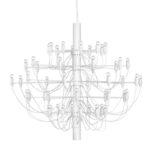 Люстра подвесная Gino 10196/1000 White LOFT IT без плафона на 50 ламп, основание белое в стиле современный фото 3