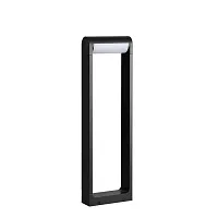 Парковый светильник LED Twinset 7117/12GL Odeon Light уличный IP65 чёрный на 1 лампу, плафон чёрный в стиле хай-тек современный LED